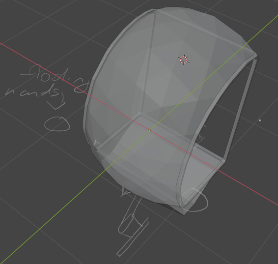 Mech Cockpit Isometric View